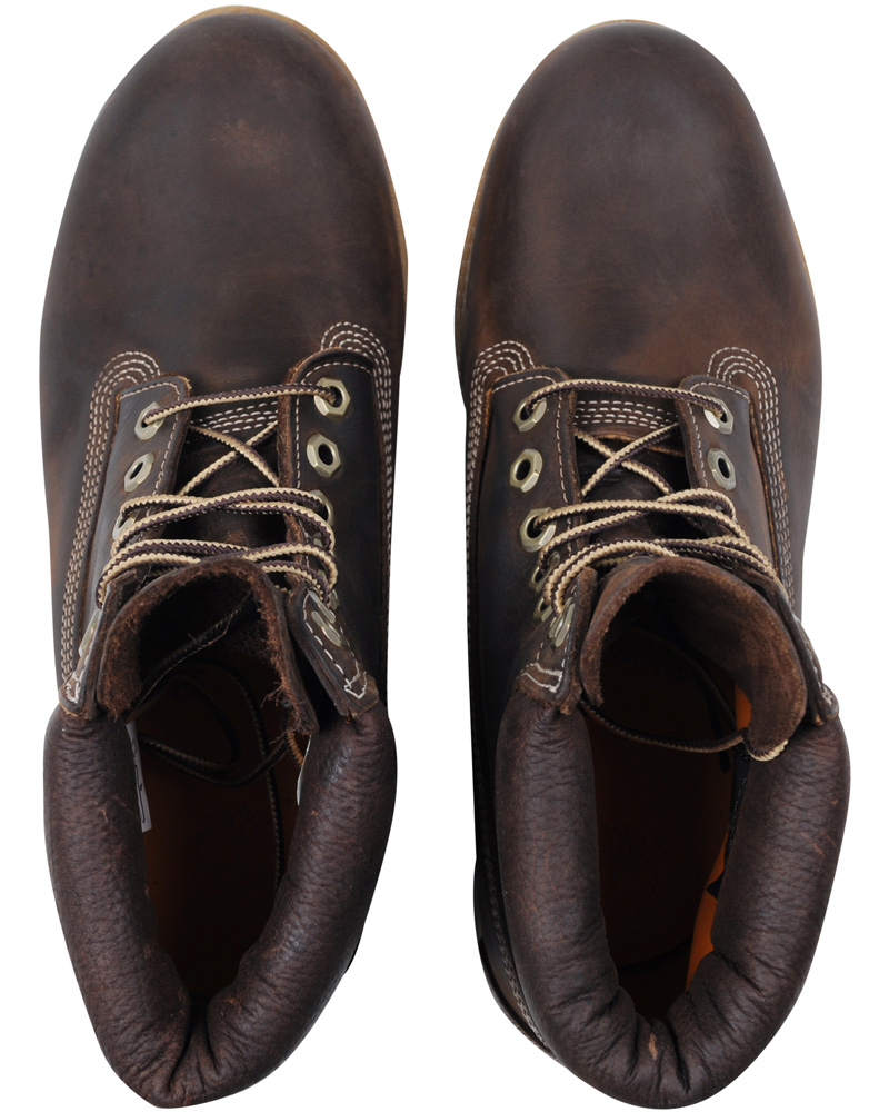 timberland 6 inch boots dark brown