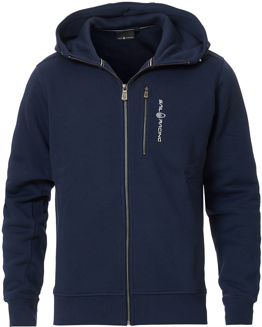 Sail Racing Bowman Full Zip Hoodie Navy hos CareOfCarl.no