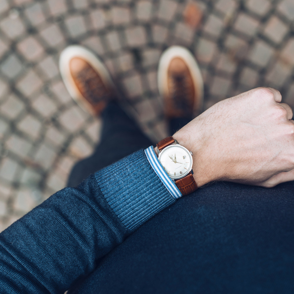 Matching watch and shoes